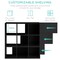 Best Choice Products 9-Cube Bookshelf, 13.5in Display Storage System, Organizer w/ Removable Back Panels